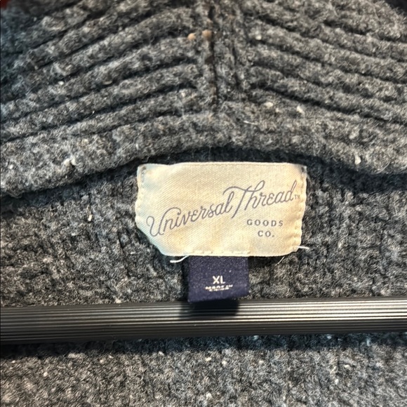 Charcoal Button-Up Women's Sweater - Picture 2 of 7